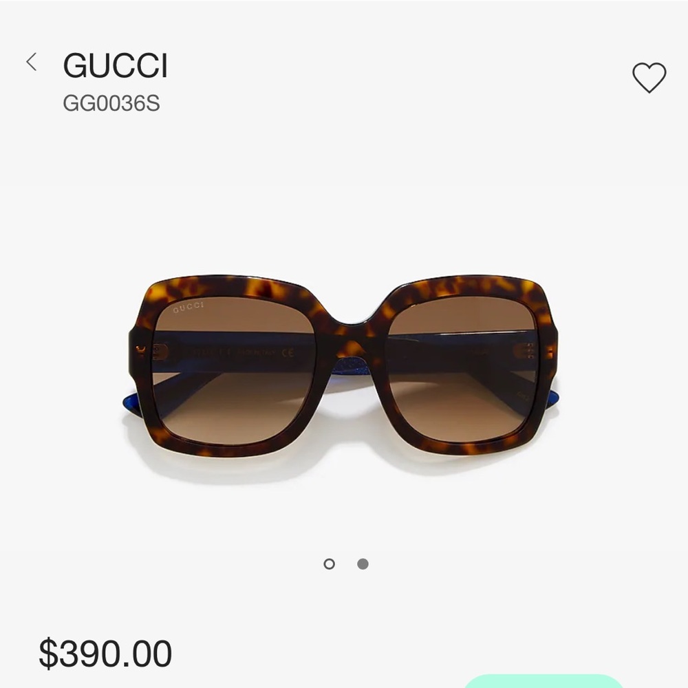GUCCI Sunglasses (GG0036S, Damaged/As is)